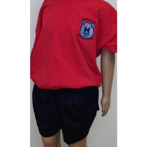 Donemana Primary School P.E T-Shirt - Red