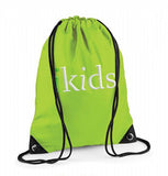 Ikids Nursery Shoebag Purple/Lime Green