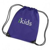 Ikids Nursery Shoebag Purple/Lime Green