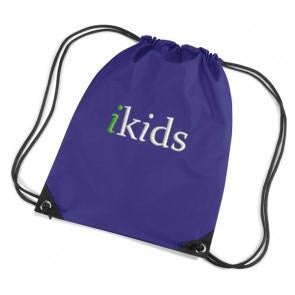 Ikids Nursery Shoebag Purple/Lime Green