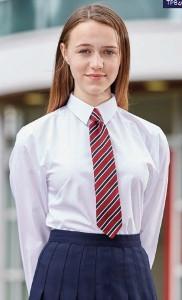 Girls Long Sleeve Blouse SLIM-FIT (Twin Pack)