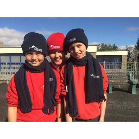 Cairnshill Primary School Knitted Hat - French Navy