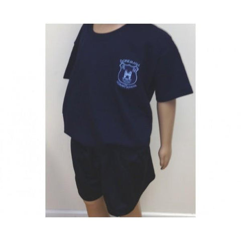 Donemana Primary School P.E Tee-Shirt - Navy