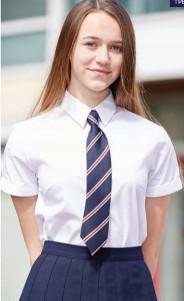 Girls Short Sleeve Blouse SLIM-FIT (Twin Pack)