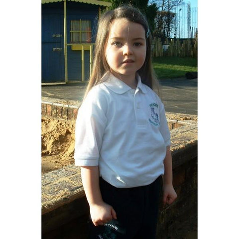 Seagoe Nursery White Polo Shirt