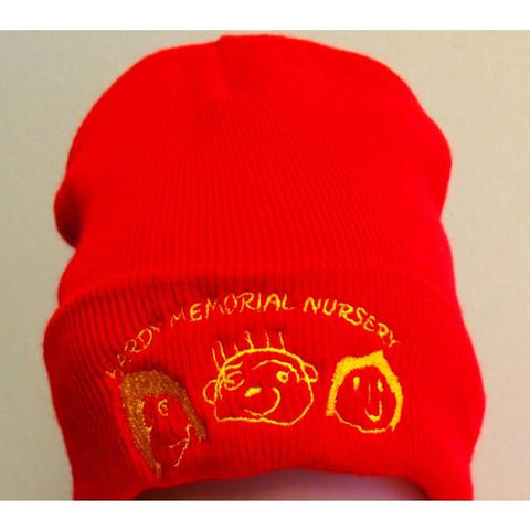 Hardy Memorial Knitted Hat Red